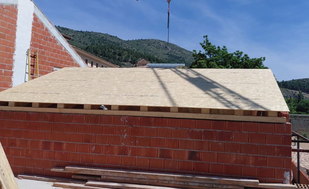 Aislamiento térmico de un tejado en una vivienda de Murcia (2)